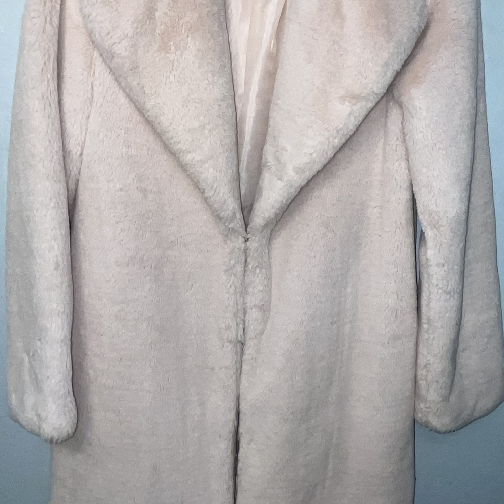 Forever 21 Baby Pink Teddy Coat - Picture 2 of 7